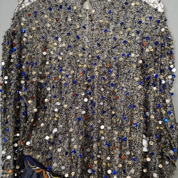 VINTAGE Dries Van Noten Luxury Sheer Knit Sparkle Sweater ***HOST PICK*** - Picture 14 of 14